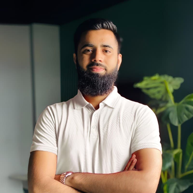 Professional headshot of Moeez Ahmad, Fractional Technology Consultant at Patients Finder