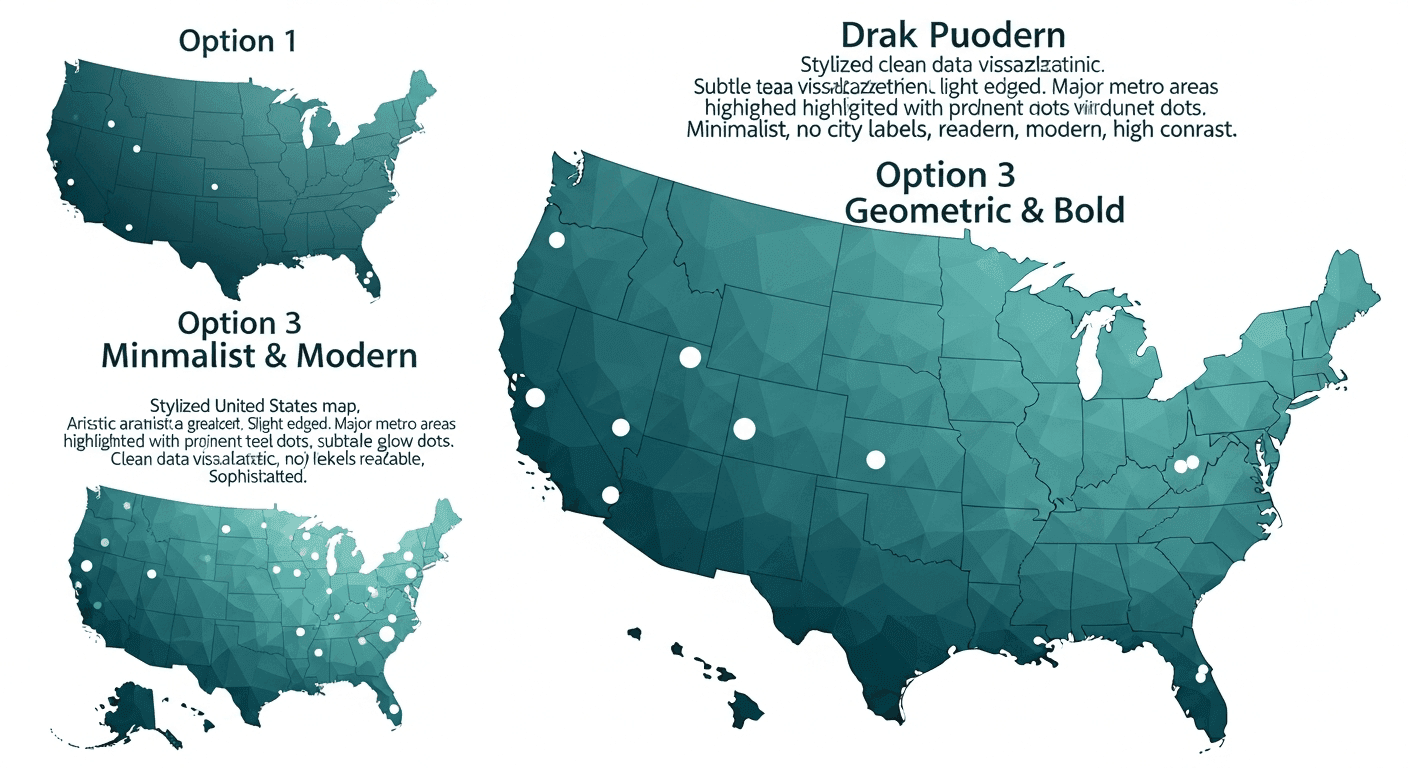 United States map highlighting tier one metro markets for healthcare SEO launch priority