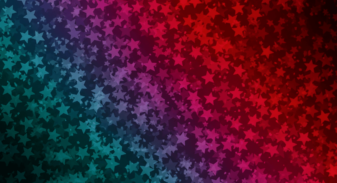 Abstract star shapes suggesting online ratings and reputation risk for medical practices