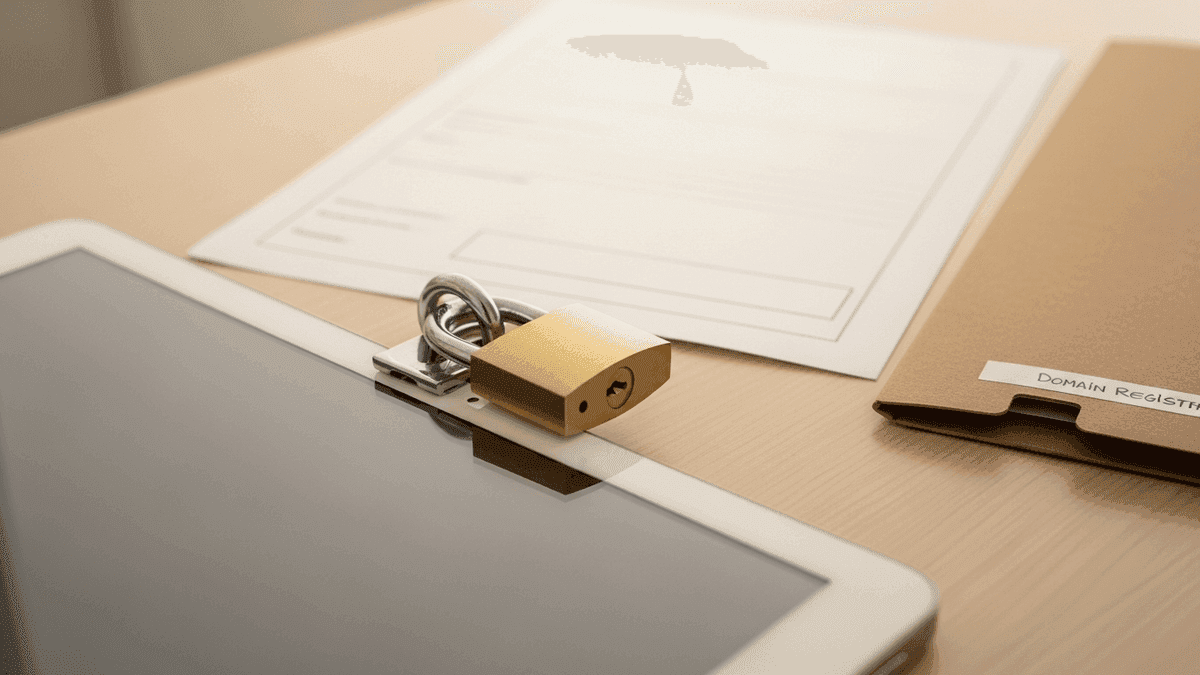 Secure clinic website form separated from marketing contact with domain ownership document