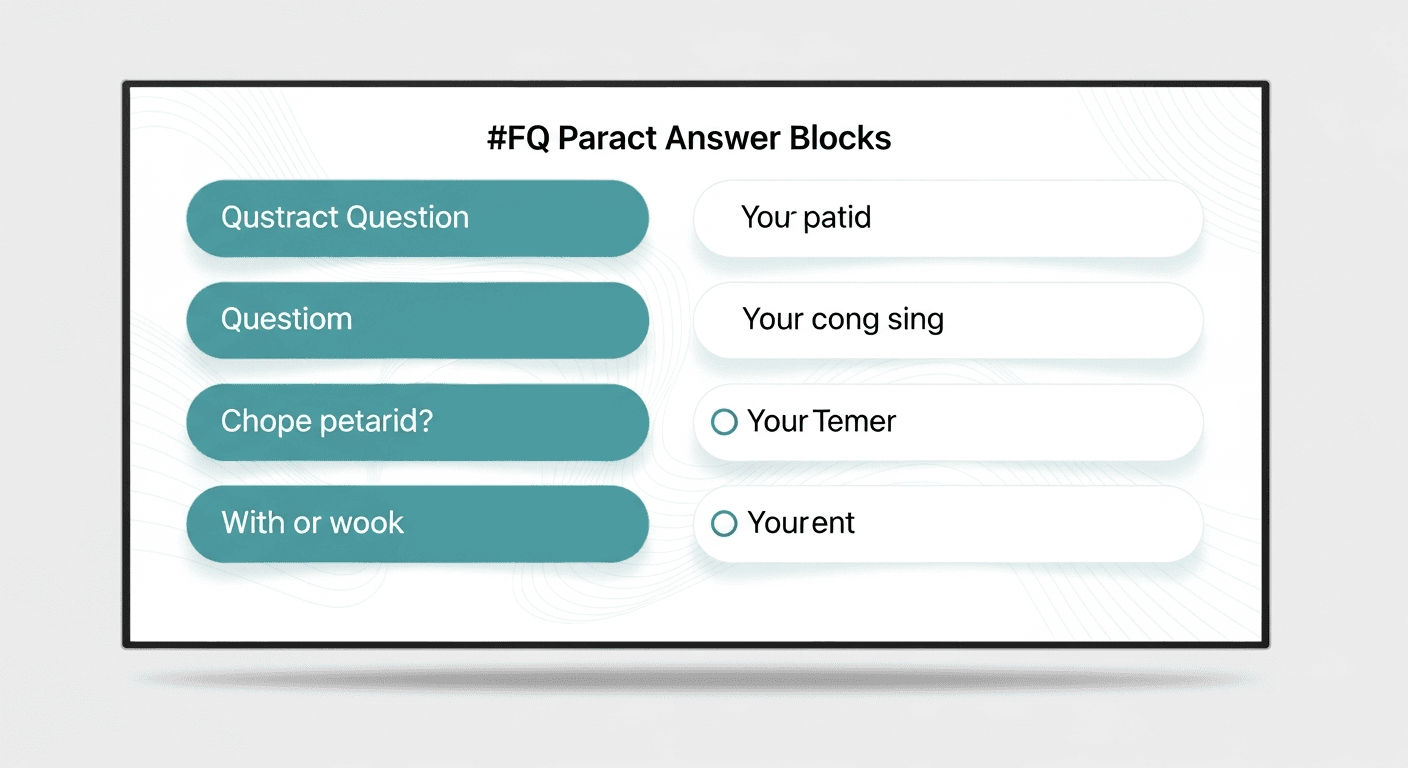 FAQ panel addressing solo practice physician website builder questions