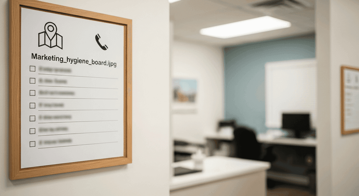 Solo practice checklist showing free marketing fixes before hiring a healthcare agency retainer