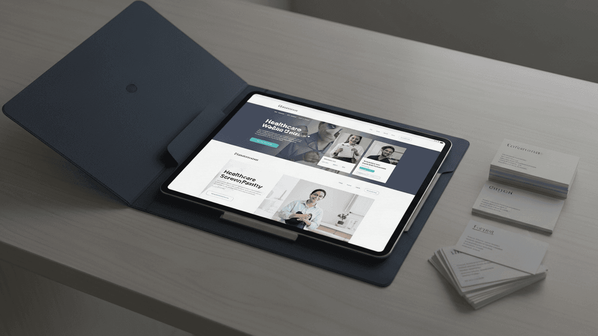Portfolio review checklist for vetting freelance medical web designers including healthcare references and contract scope