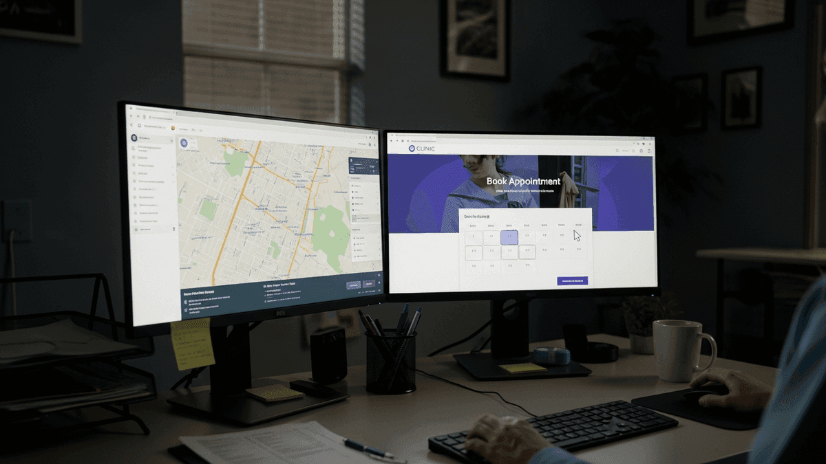 Local SEO and HIPAA-aware website stack for OBGYN patient acquisition at small clinics