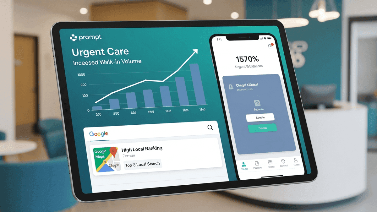 Urgent care patient acquisition and local SEO for walk-in clinics